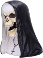 Sister Mortis skeleton Nun horror bust
