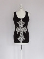 Ladies Flower Cross Vest