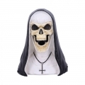 Sister Mortis skeleton Nun horror bust
